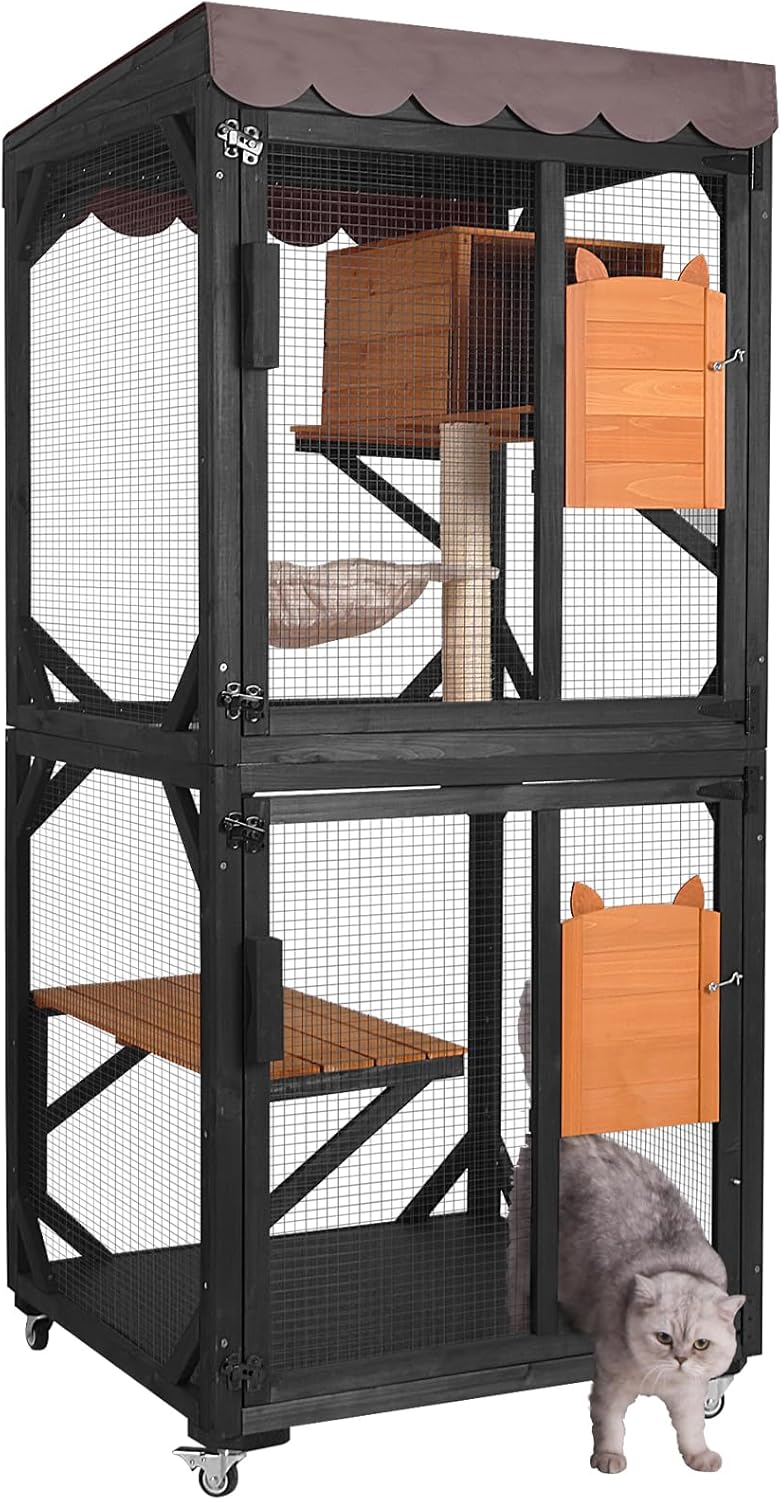 70.9" Waterproof Kitty House