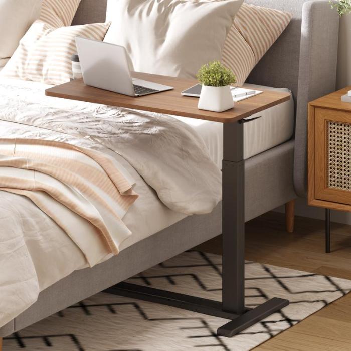 Mobile Adjustable Bedside Table
