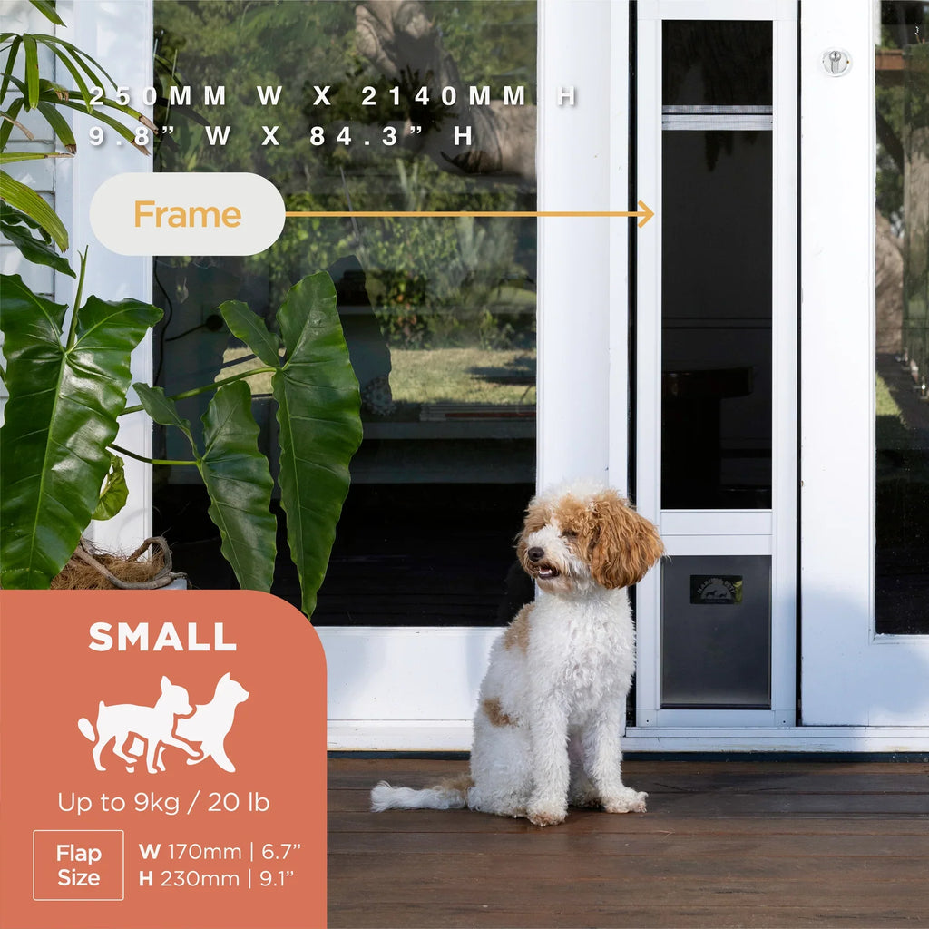 Patio Pet Door + Weather Resistant Panel