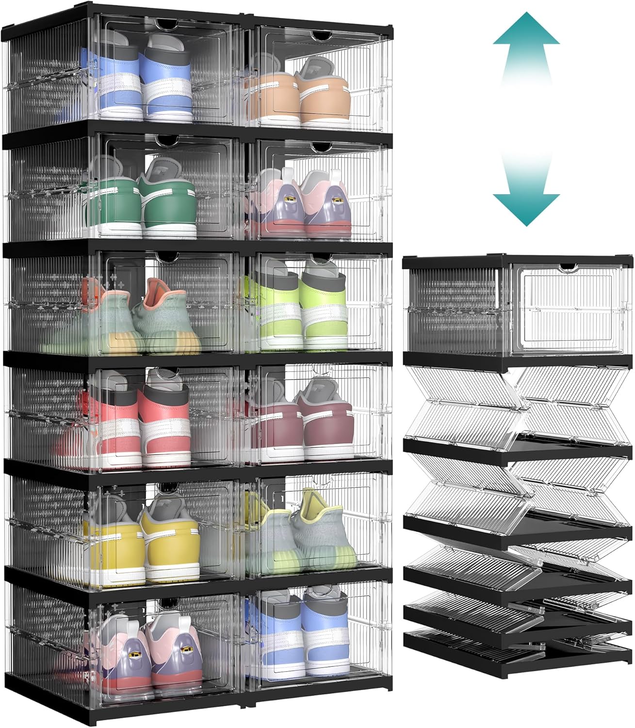 Pack of Foldable Shoe Boxes