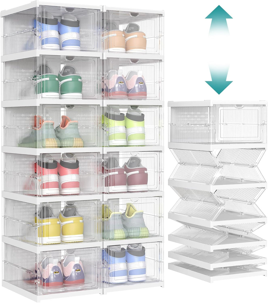 Pack of Foldable Shoe Boxes