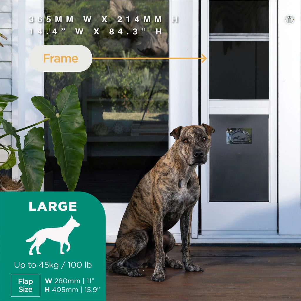 Patio Pet Door + Weather Resistant Panel