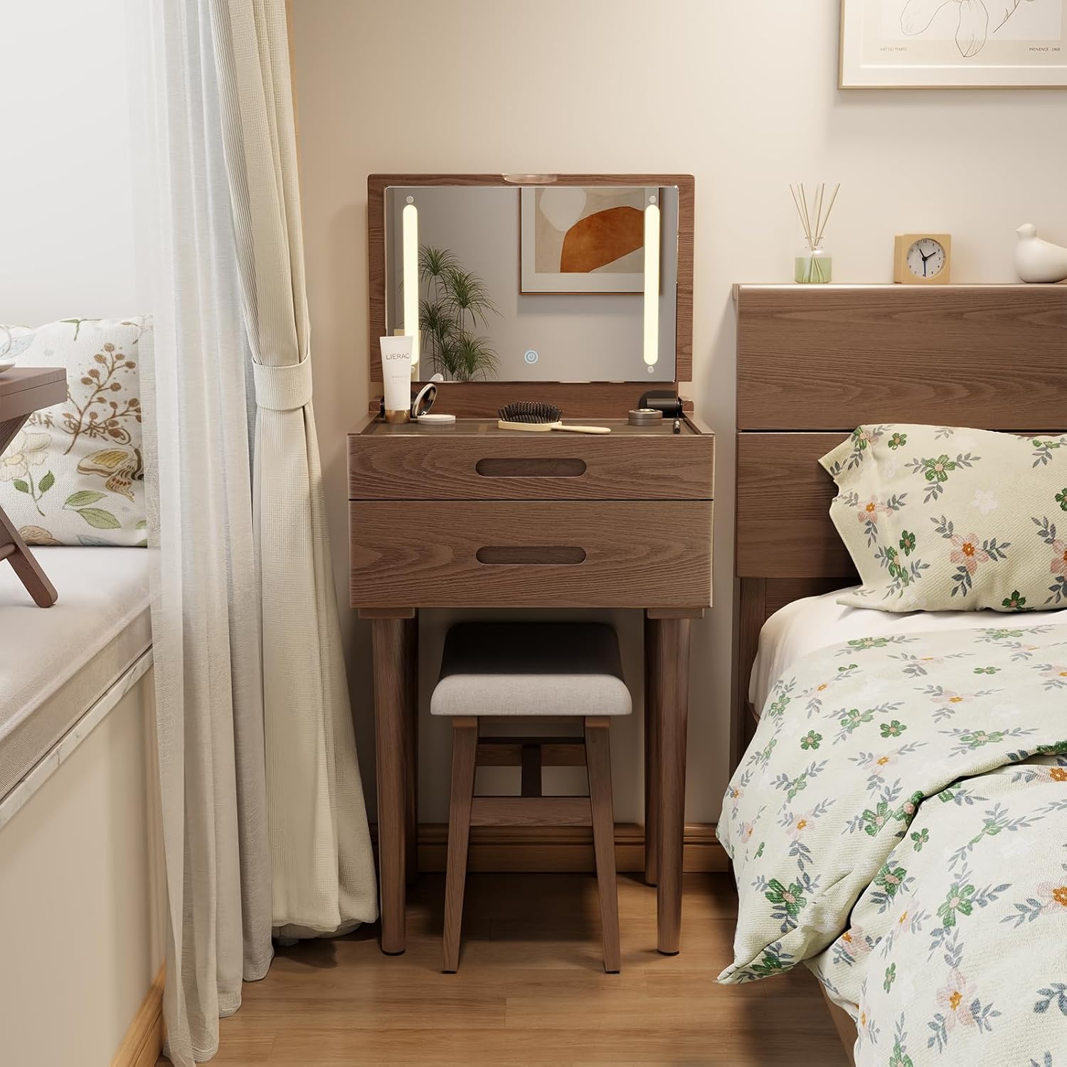 Vanity Desk with Mirror
