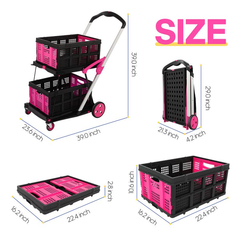 Foldable Multifunctional Cart + 2 Cooler Bags