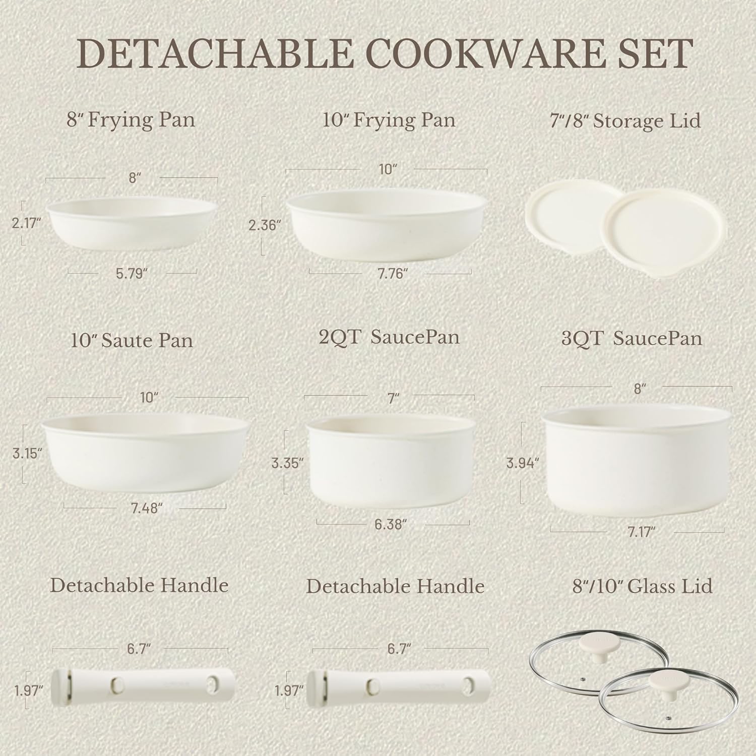 Set of Non-Stick Cookware