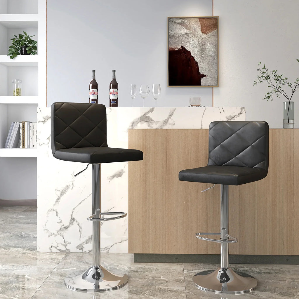 2 X Adjustable Bar Stools (1 FREE)