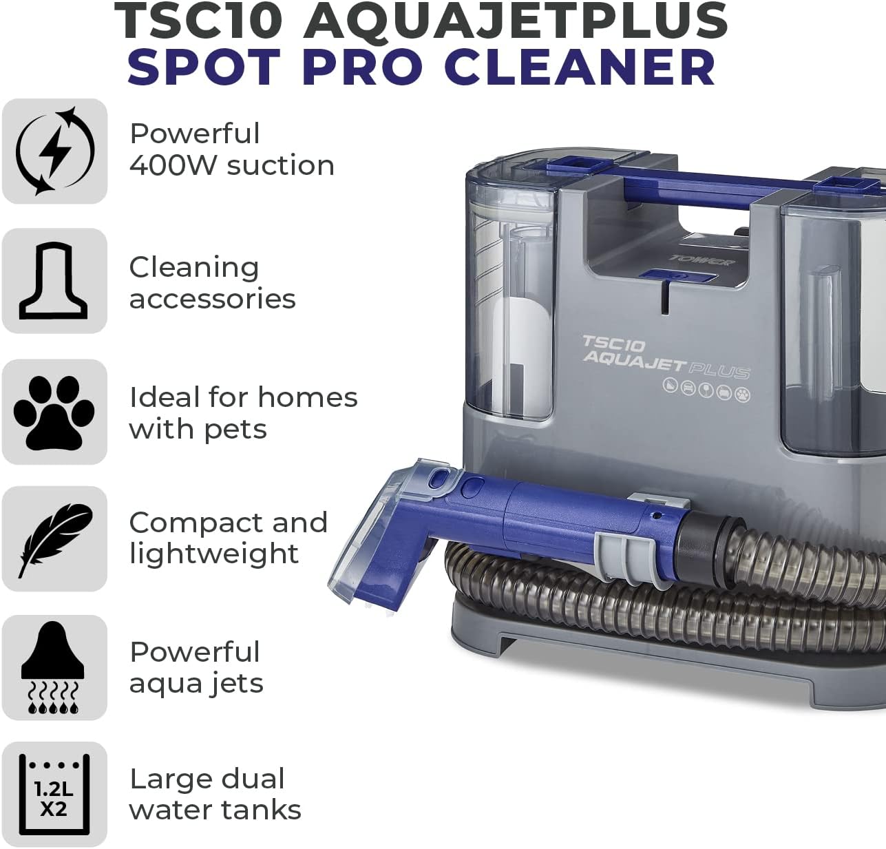 1.2L SPOT CLEANER 400W