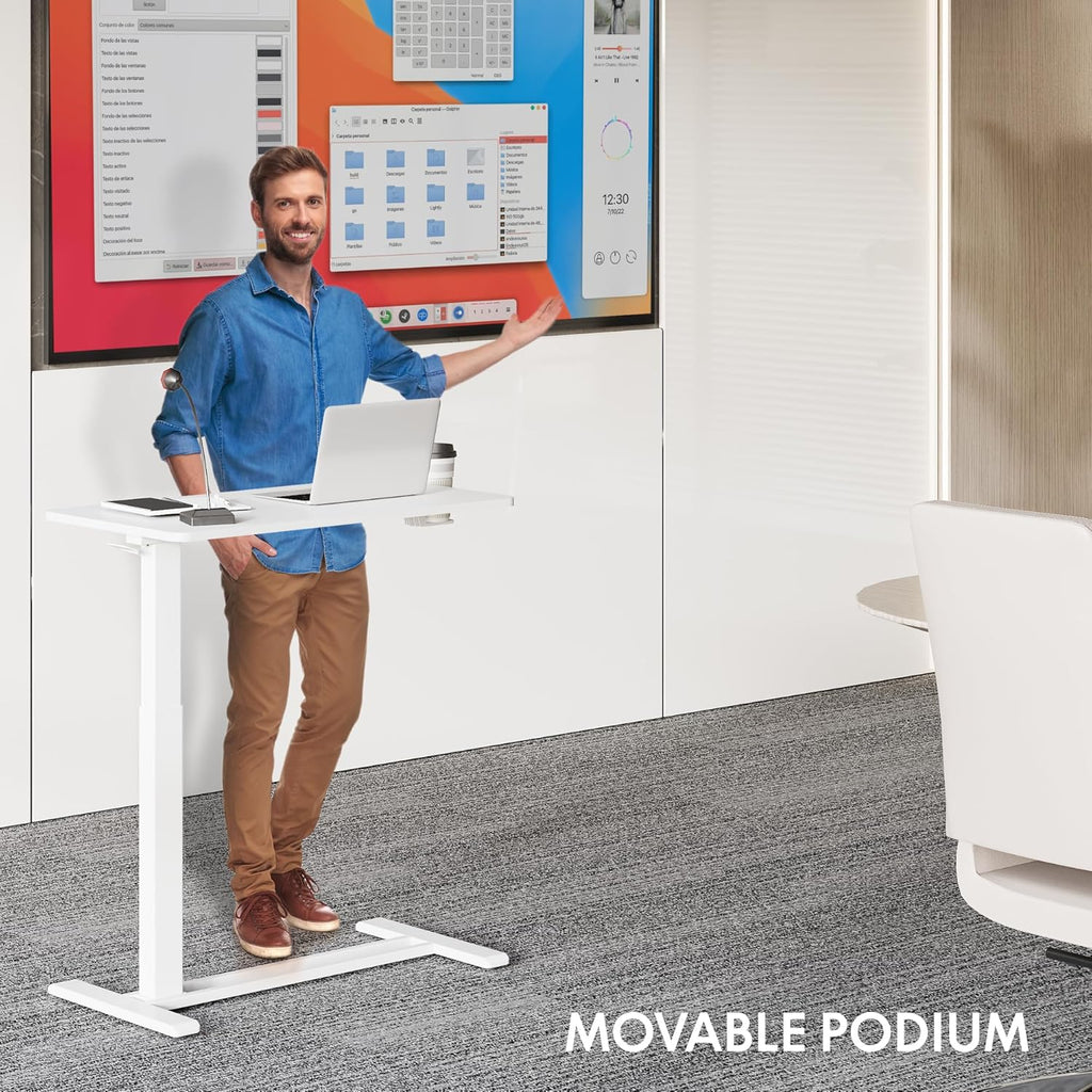 Mobile Adjustable Bedside Table