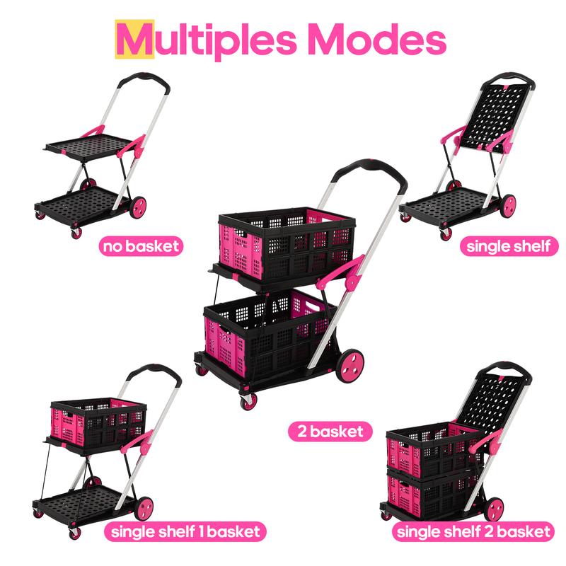 Foldable Multifunctional Cart + 2 Cooler Bags
