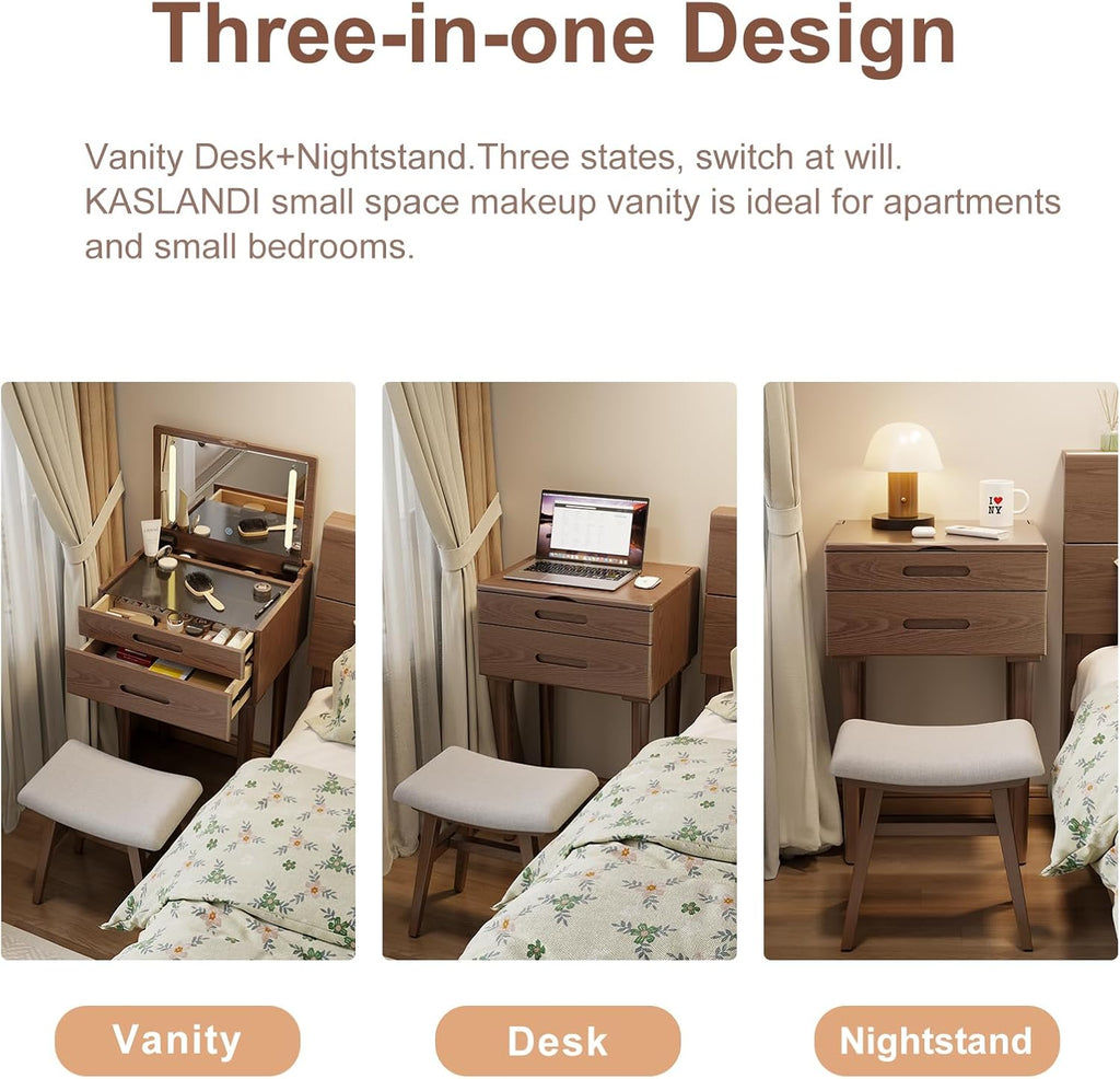 Vanity Desk with Mirror