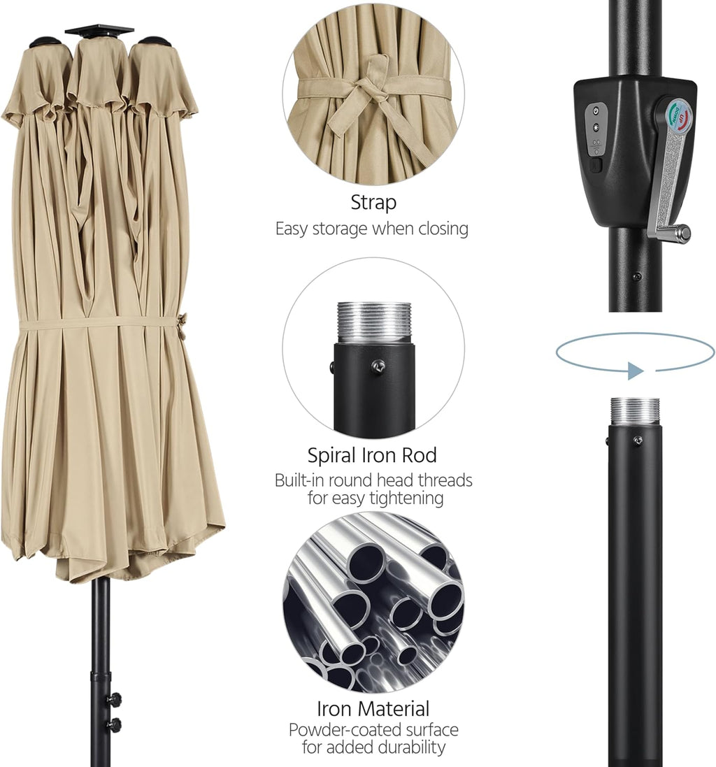 LED Solar Parasol™