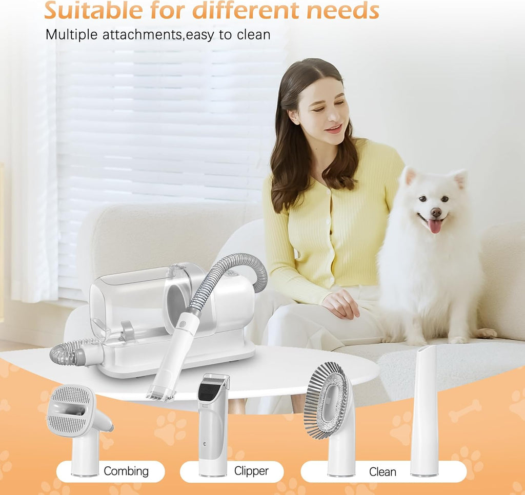Grooming Kit with 2.3L Vacuum Suction