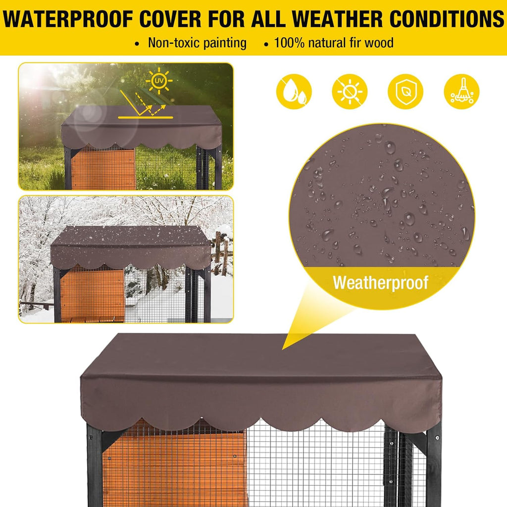 70.9" Waterproof Kitty House
