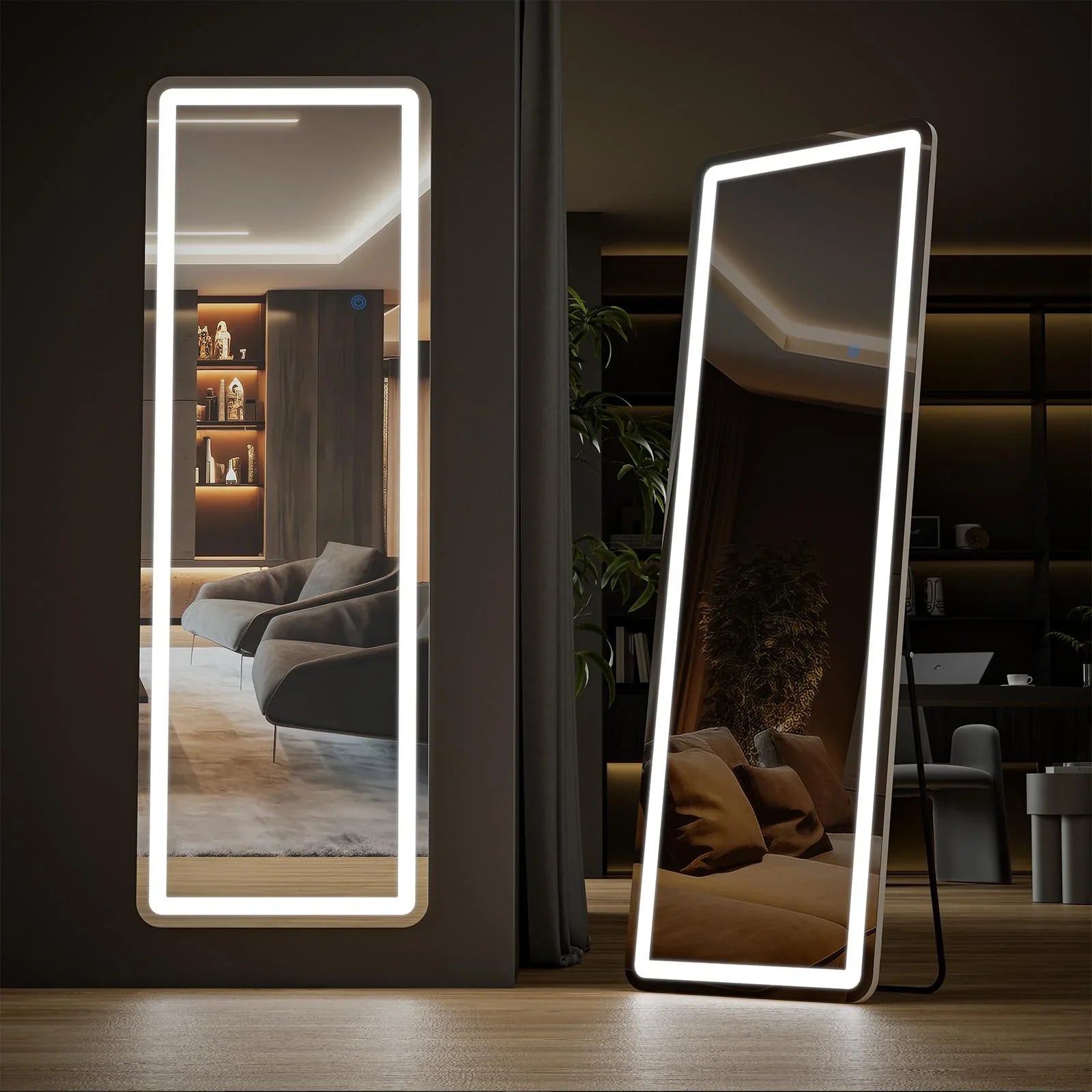 Tevolle LED Full-Length Mirror (162 x 53 cm)