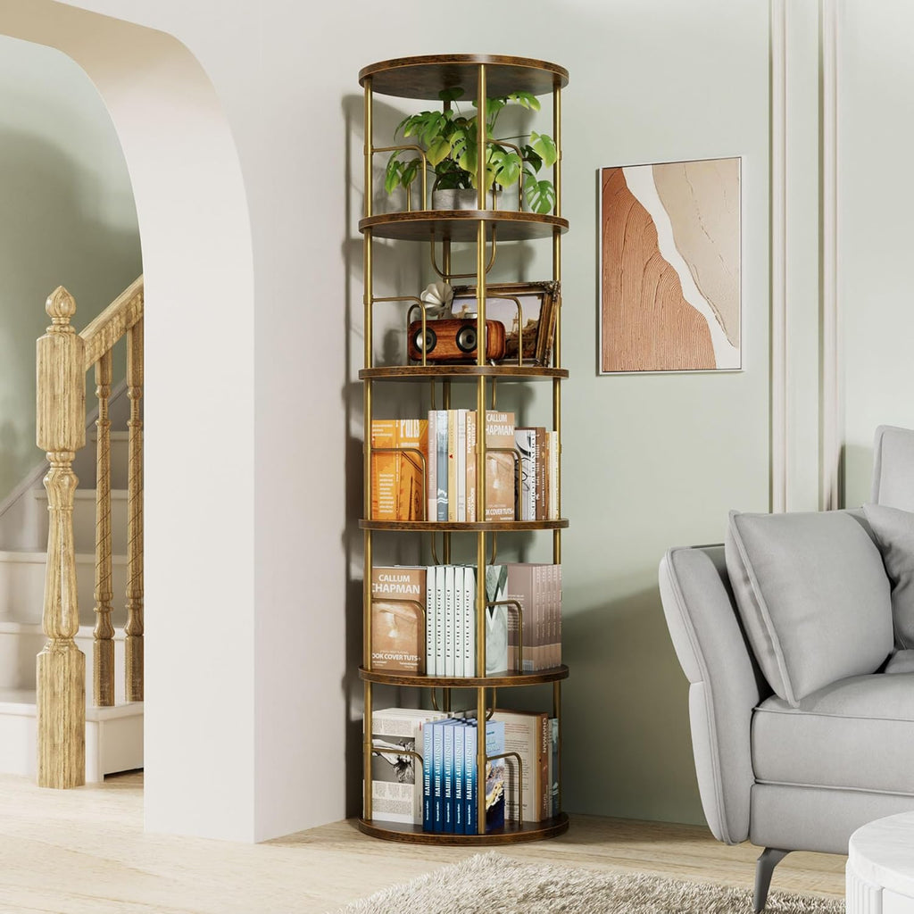Tevolle Rotating Bookshelf