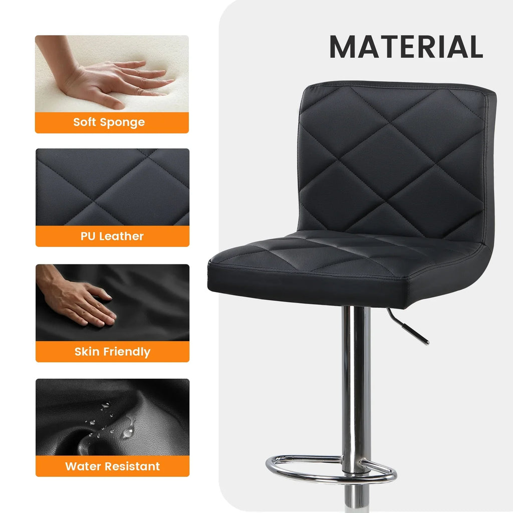 2 X Adjustable Bar Stools (1 FREE)