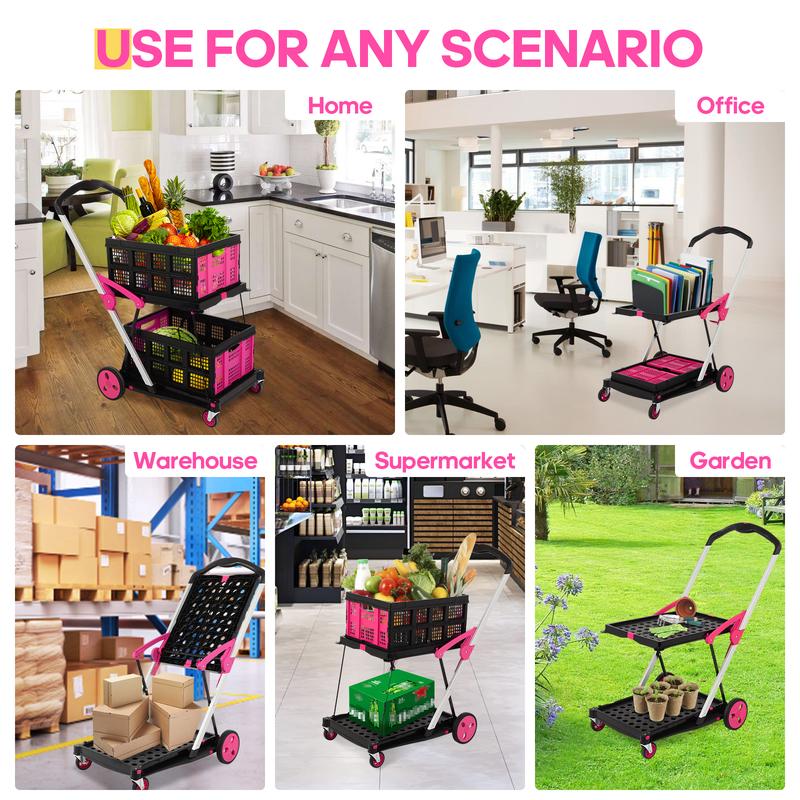 Foldable Multifunctional Cart + 2 Cooler Bags