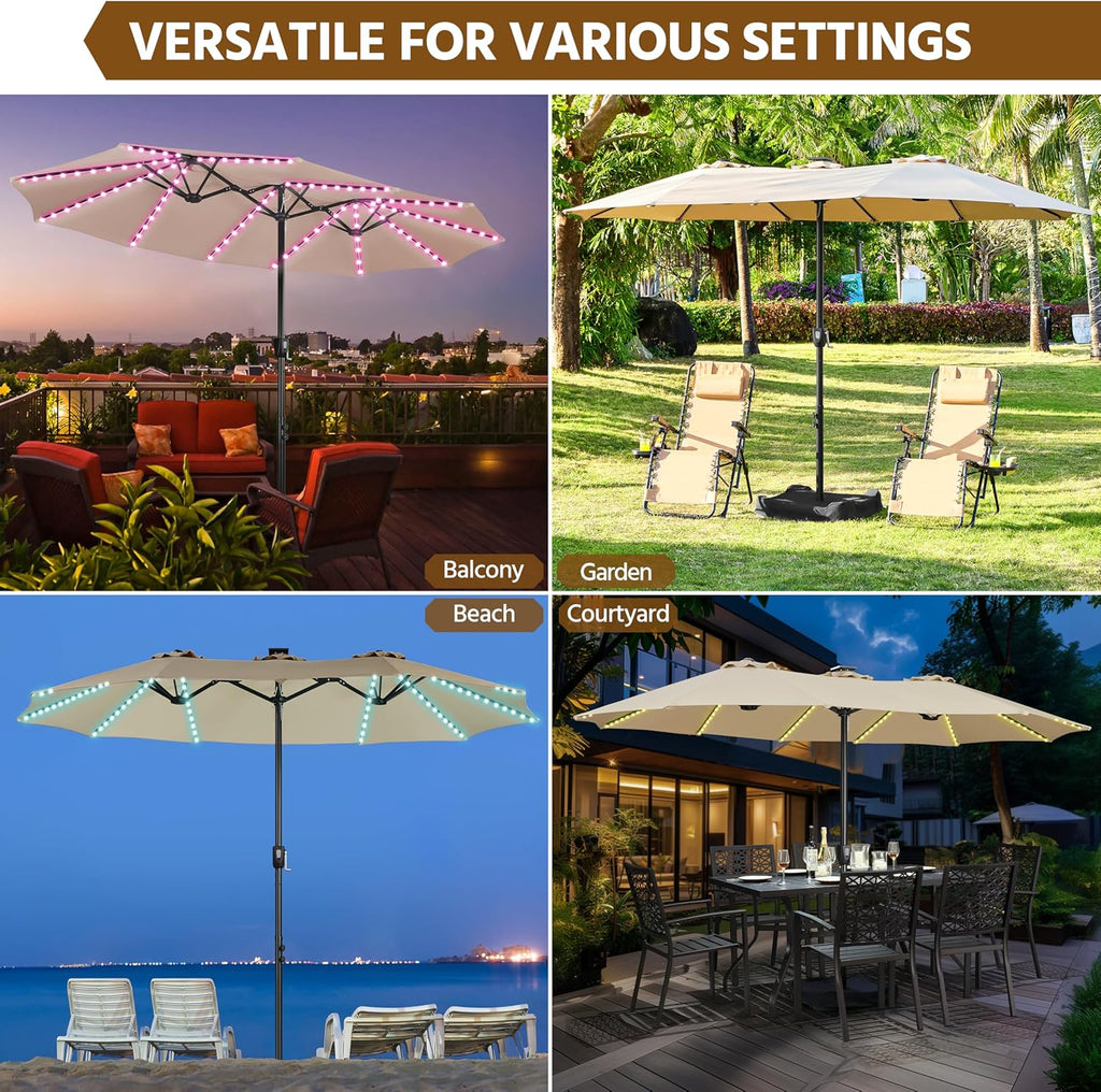 LED Solar Parasol™