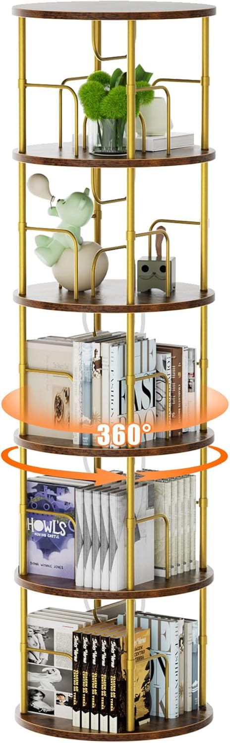 Tevolle Rotating Bookshelf