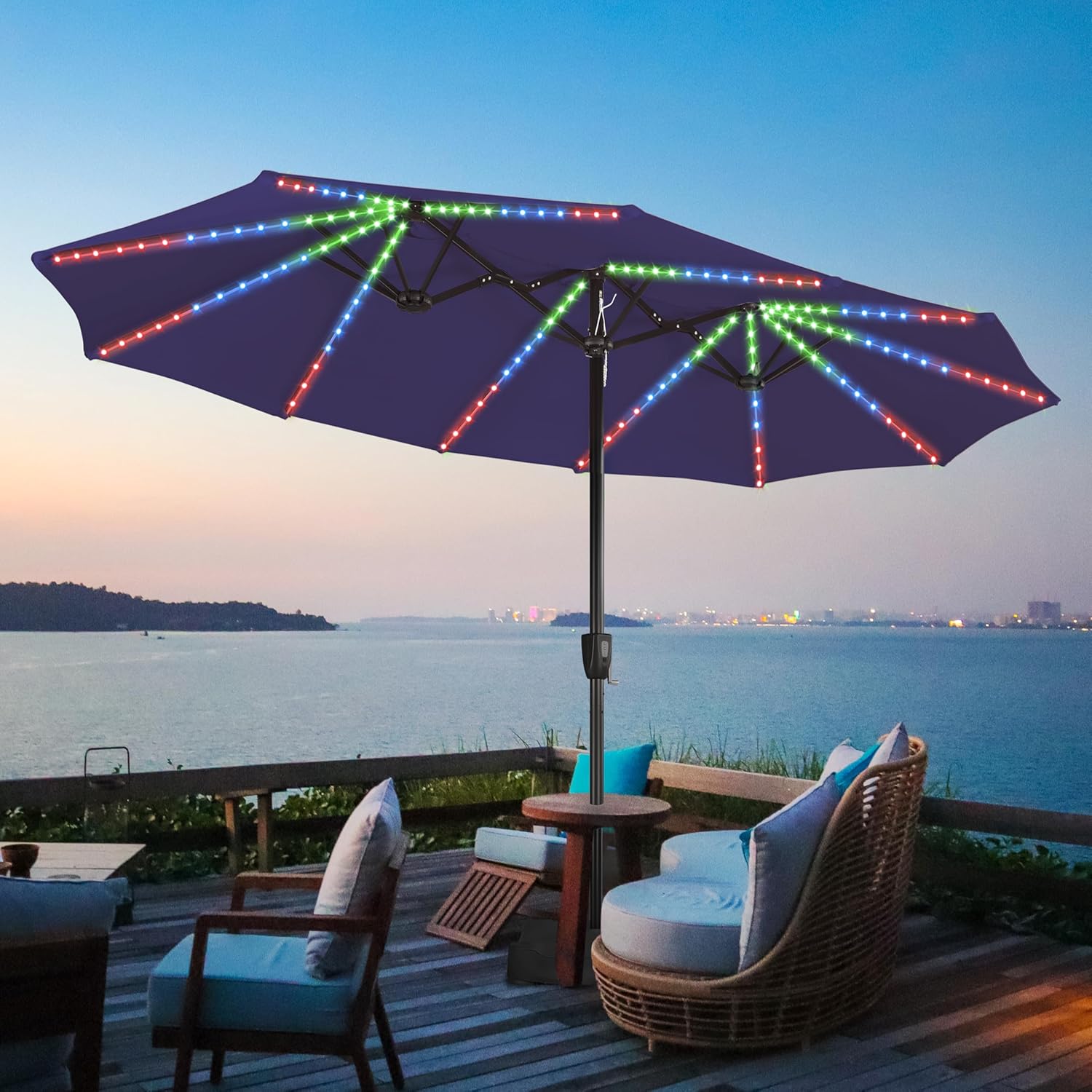 LED Solar Parasol™