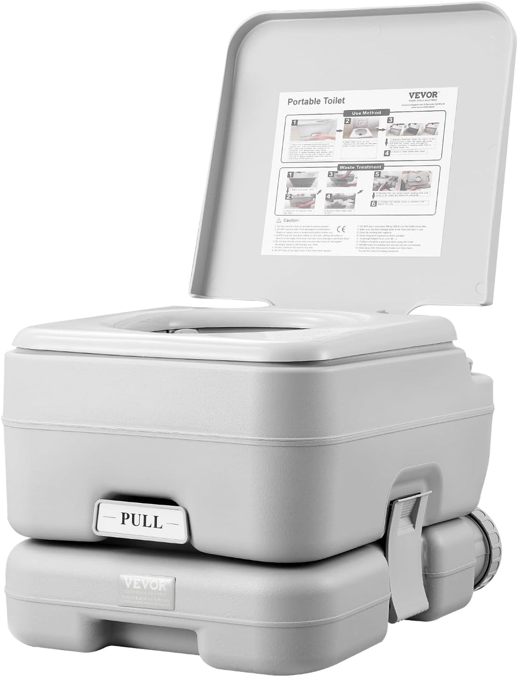 Portable Toilet for Camping (Supports up to 330lbs)