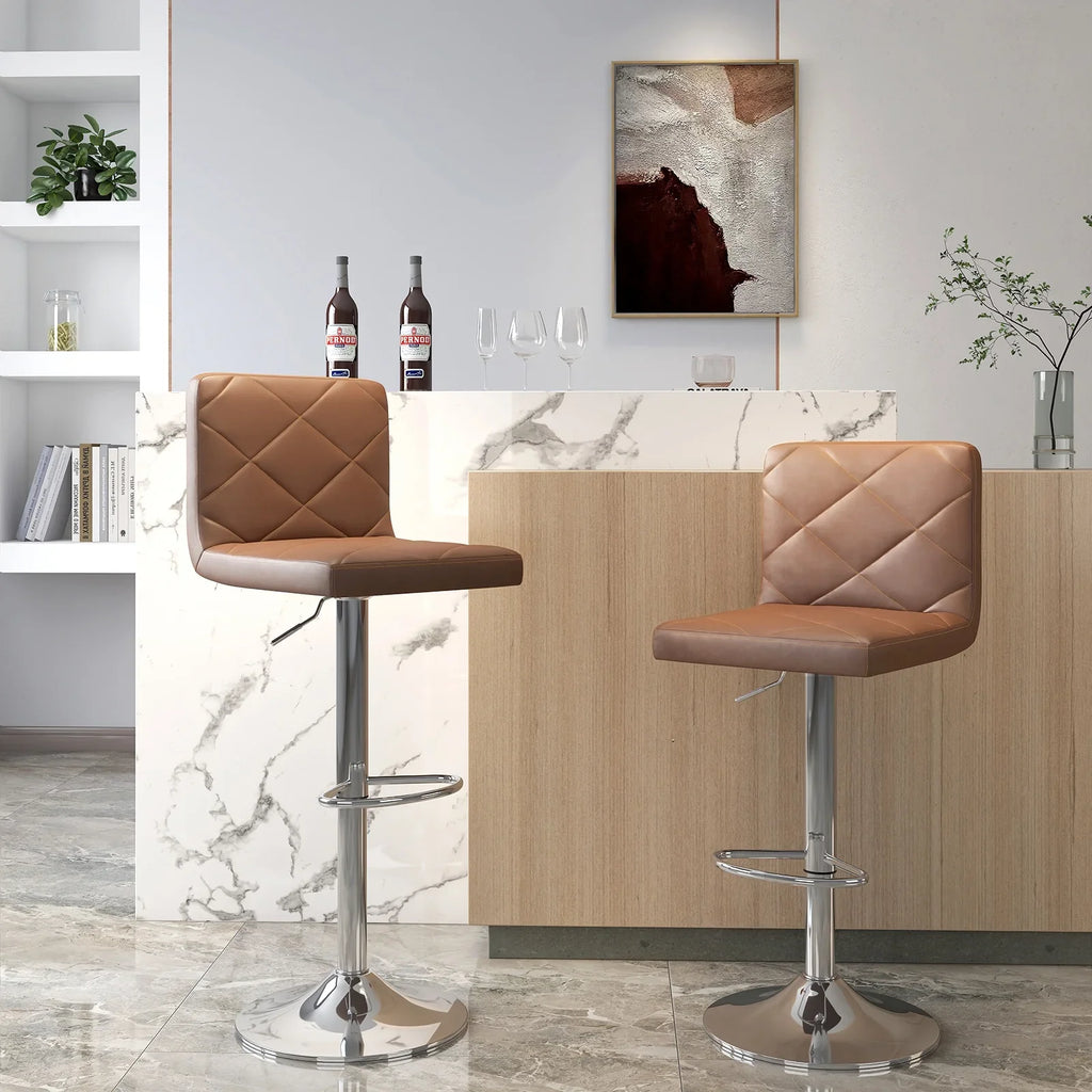 2 X Adjustable Bar Stools (1 FREE)