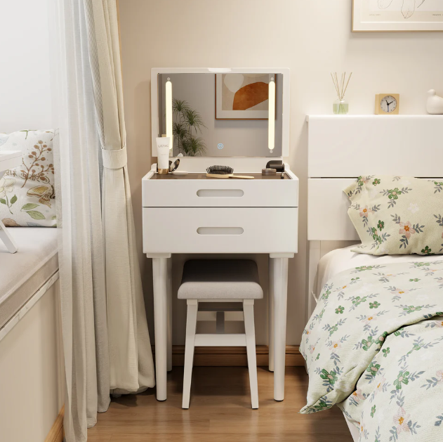 Vanity Desk with Mirror