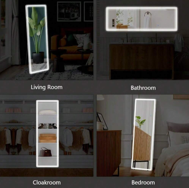 Tevolle LED Full-Length Mirror (162 x 53 cm)